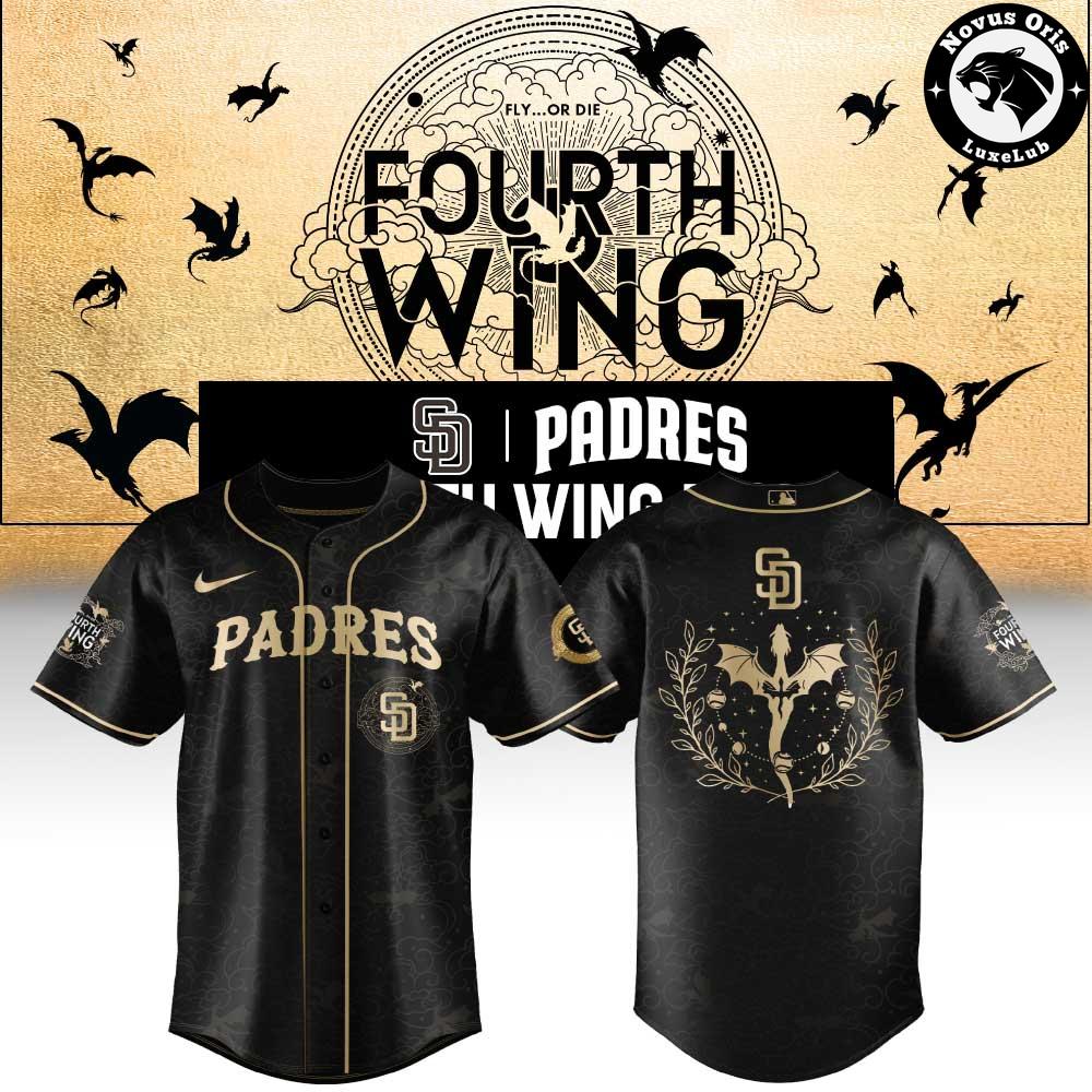 San Diego Padres x Fourth Wing Night 2026 New Limited Edition Baseball Jersey 1 - Unicasport San Diego Padres x Fourth Wing Night 2026 New Limited Edition Baseball Jersey