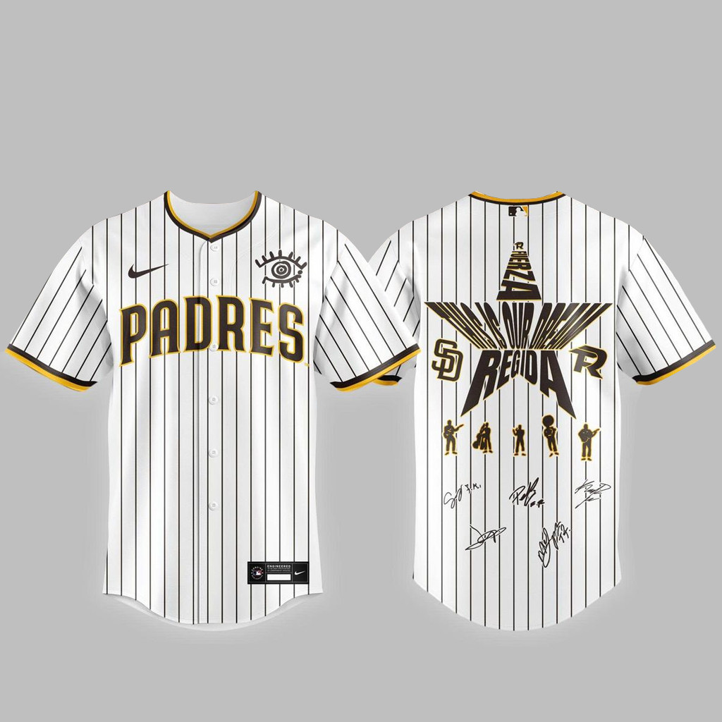 San Diego Padres x Fuerza Regida This Is Our Dream Tour 2026 Baseball Jersey