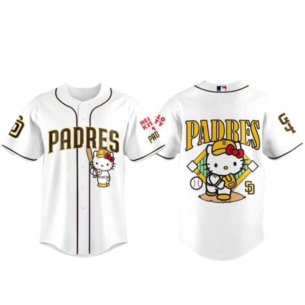 San Diego Padres x Hello Kitty Night 2026 Baseball Jersey_1