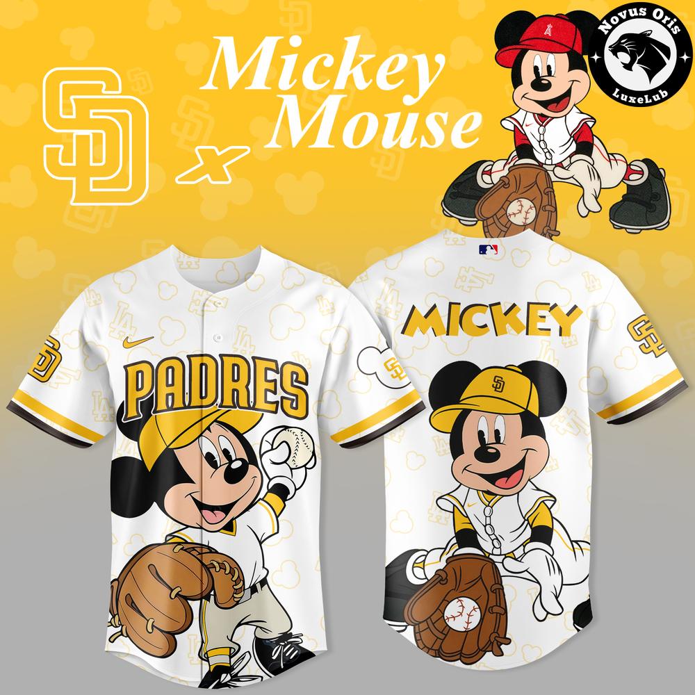 San Diego Padres x Mickey Mouse 2026 Limited Edition Baseball Jersey 1 - Unicasport San Diego Padres x Mickey Mouse 2026 Limited Edition Baseball Jersey