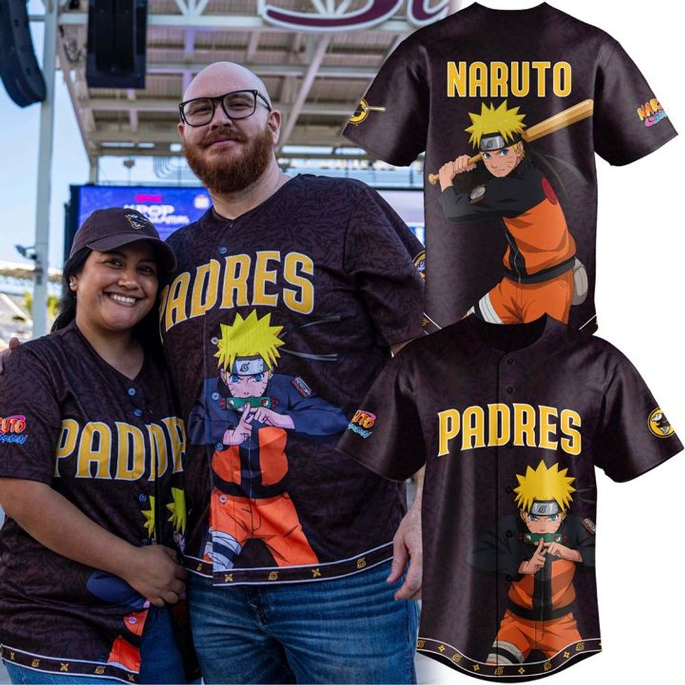 San Diego Padres x Naruto Anime Night 2026 Special Baseball Jersey