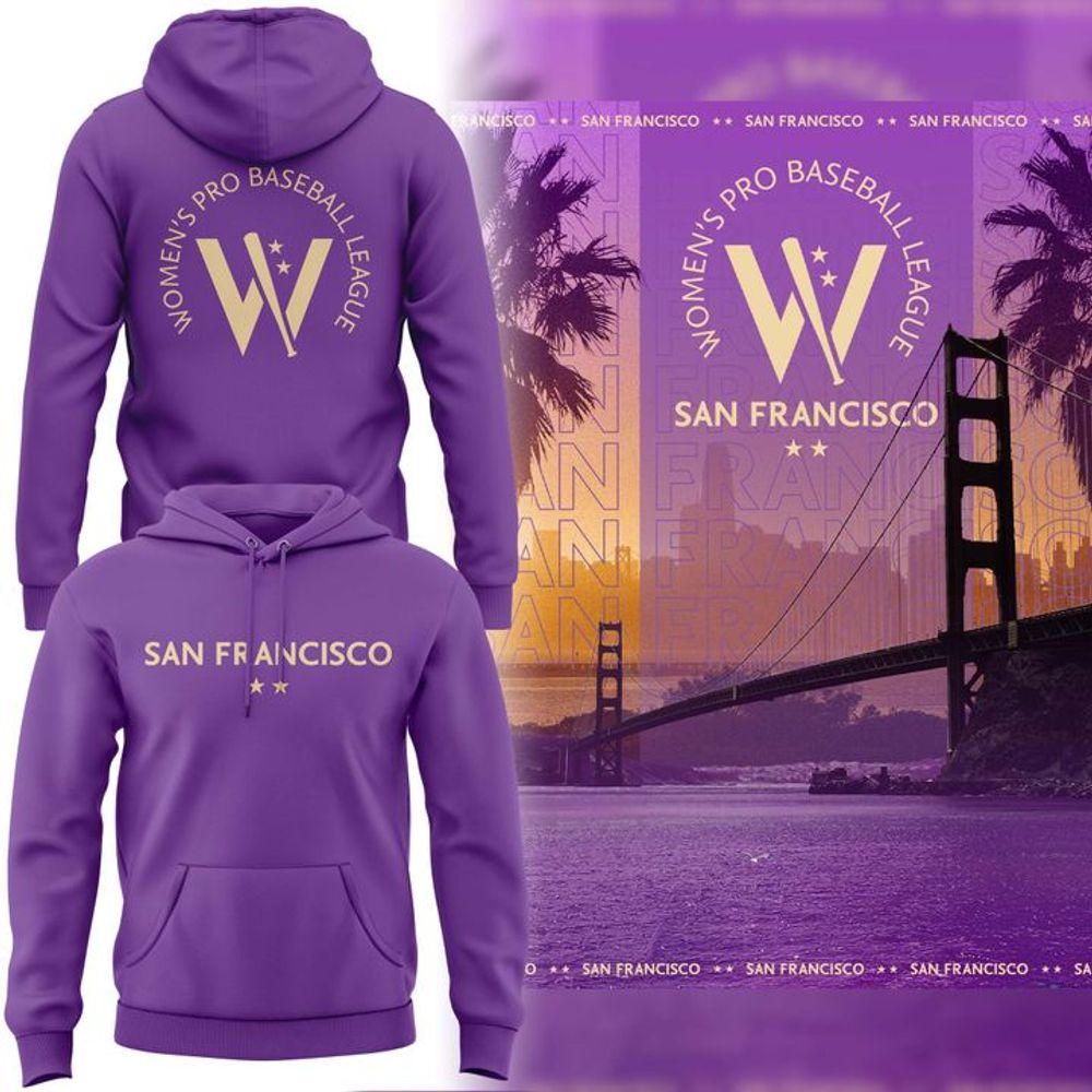 San Francisco Firebells Women's Pro Baseball League 2026 Season Hoodie