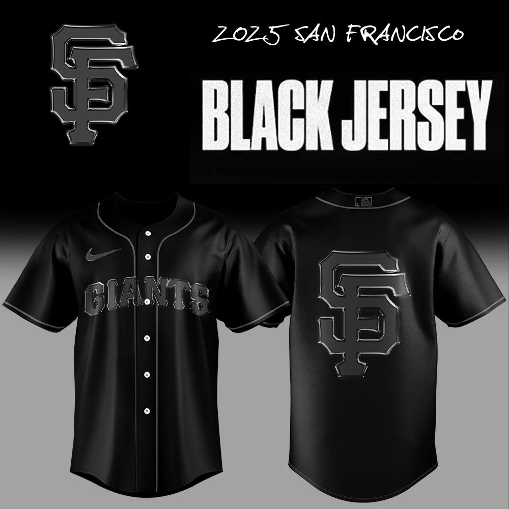 San Francisco Giants Back In Black Jersey Limited Edition 2026 Fan Collection