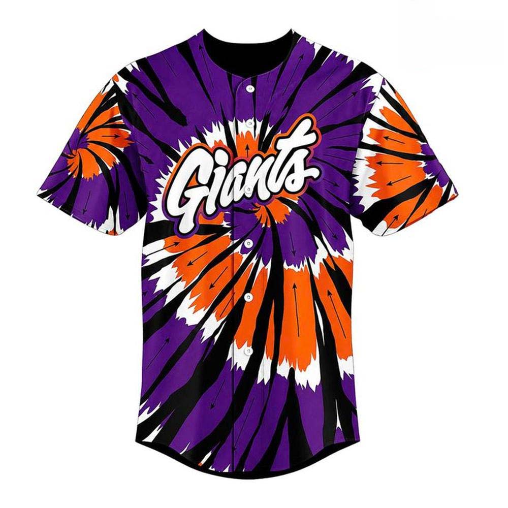 San Francisco Giants Grateful Dead Night TieDye Baseball Jersey - Image 2