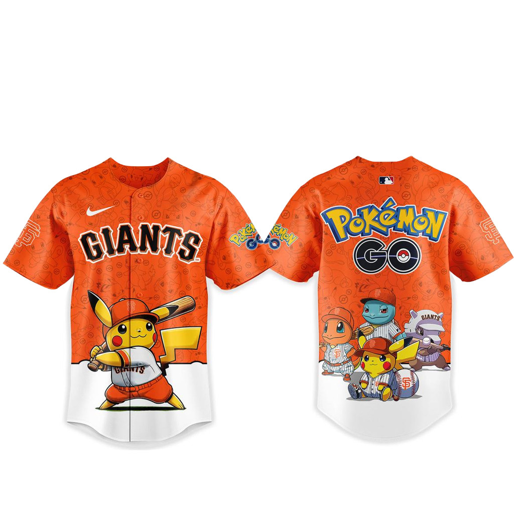 San Francisco Giants Pokemon Go Night 2026 Baseball Jersey