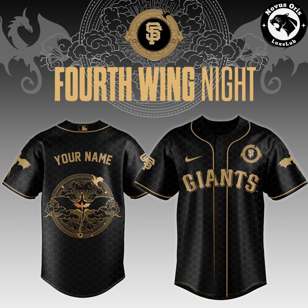 San Francisco Giants x Fourth Wing Night Limited Baseball Jersey
