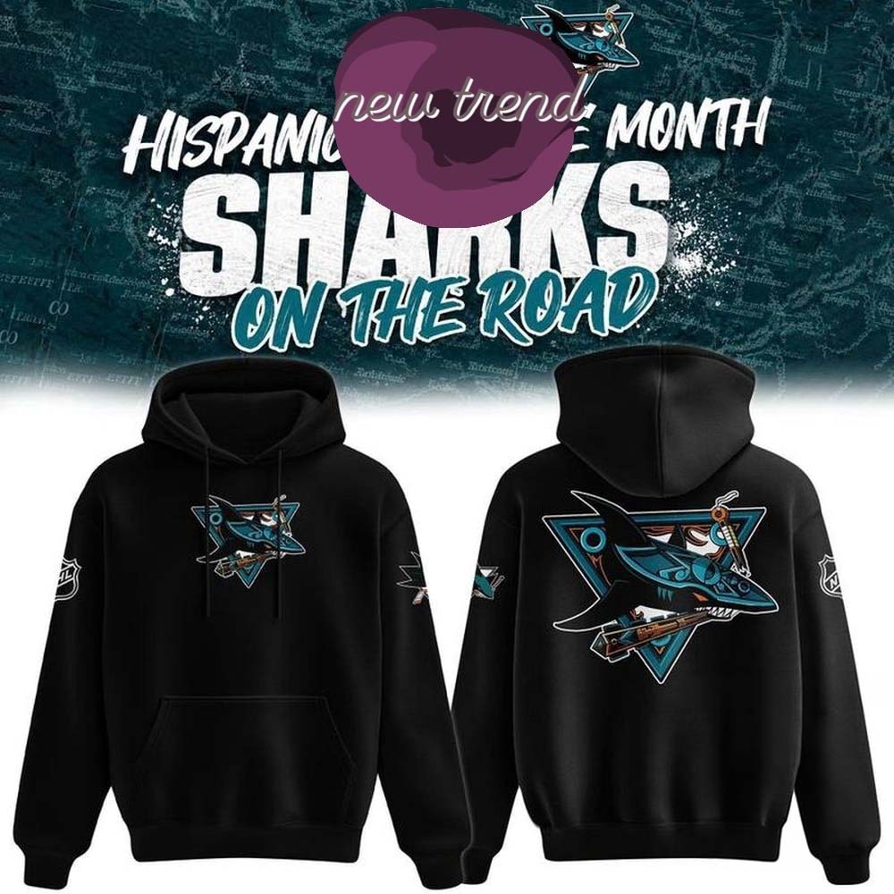 San Jose Sharks Hispanic Heritage Month Sharks On The Road 2026 Hoodie