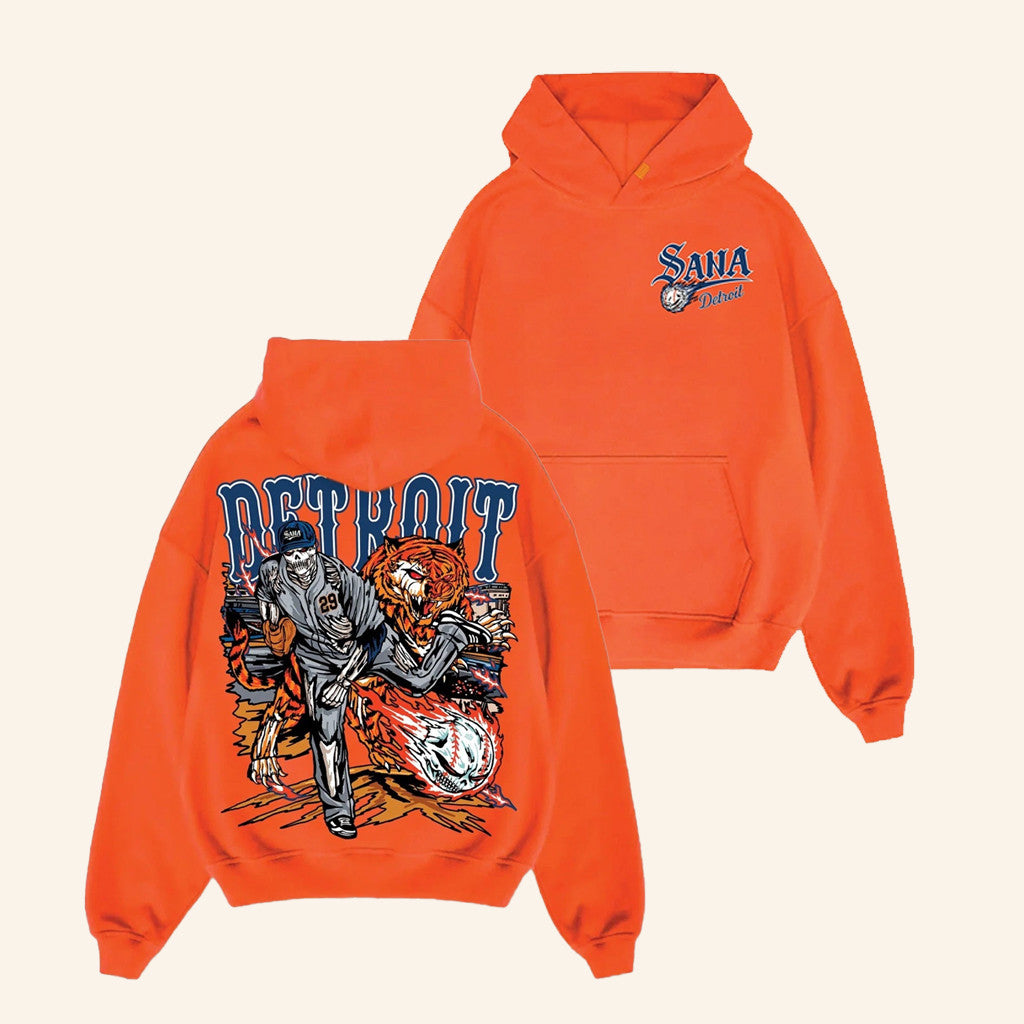 Sana Detroit Merch Skubal Hoodie Orange Best Gifts For Brother