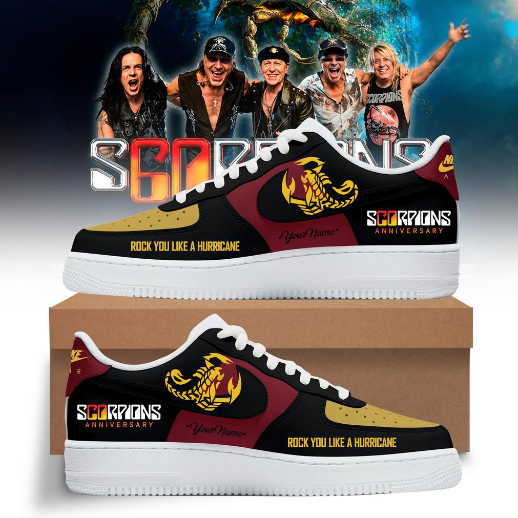 Scorpions Rock Like a Hurricane Air Force 1 Shoes