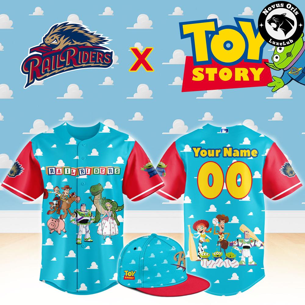 Scranton/Wilkes-Barre RailRiders x Toy Story Night Woody Buzz Lightyear Custom Baseball Jersey 1 - Unicasport Scranton/Wilkes-Barre RailRiders x Toy Story Night Woody Buzz Lightyear Custom Baseball Jersey