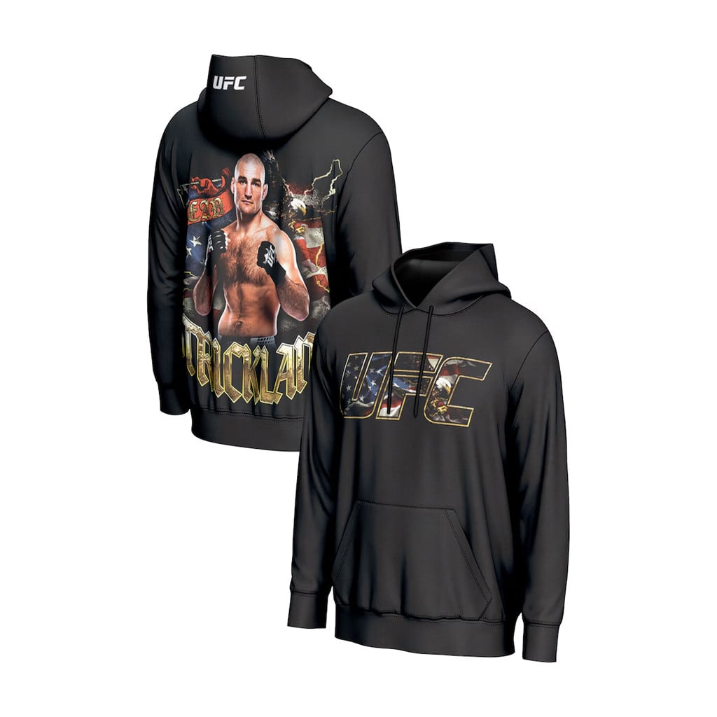 Sean Strickland Merch 2026 ProSphere Black UFC Fighter Hoodie MMA Fan Apparel Athletic Sweatshirt Gift for Husband