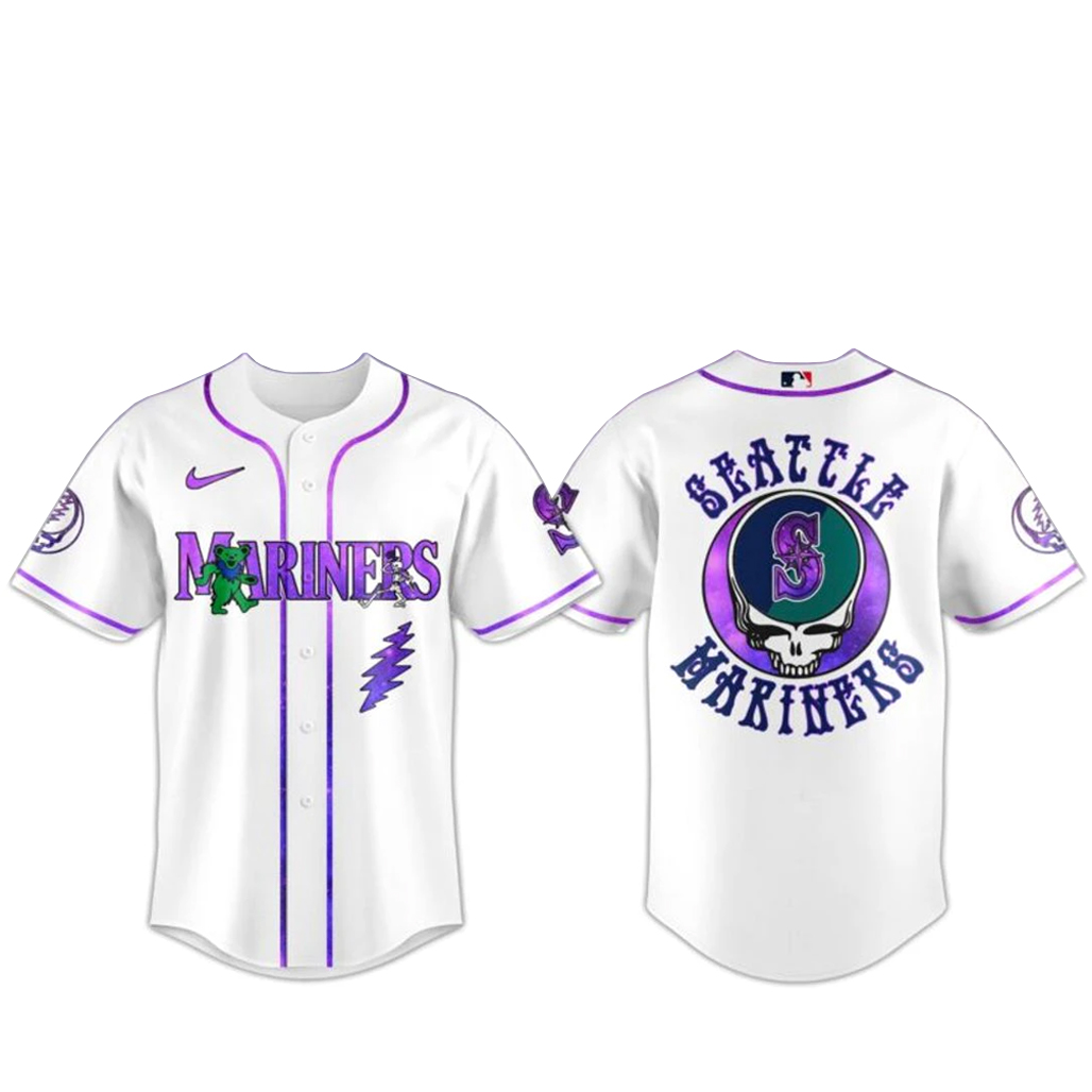 Seattle Mariners Grateful Dead Night 2026 Baseball Jersey_1