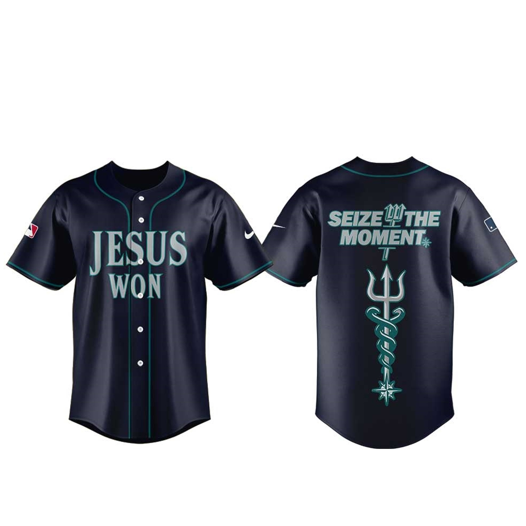 Seattle Mariners JS Seize The Moment Baseball Jersey