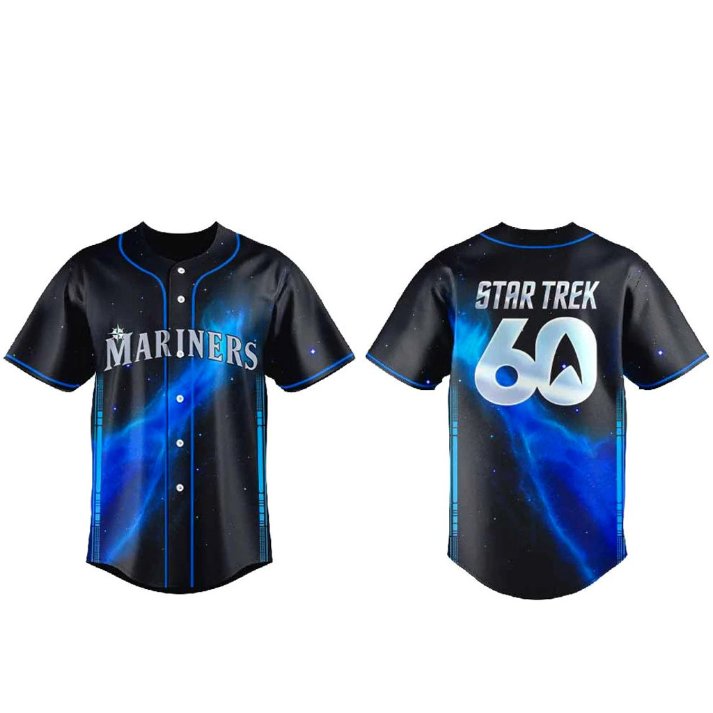 Seattle Mariners Star Trek 60th Anniversary Night 2026 Baseball Jersey