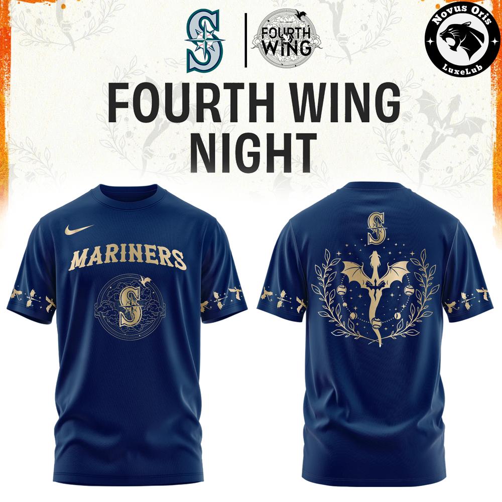 Seattle Mariners x Fourth Wing Night Limited T-Shirt