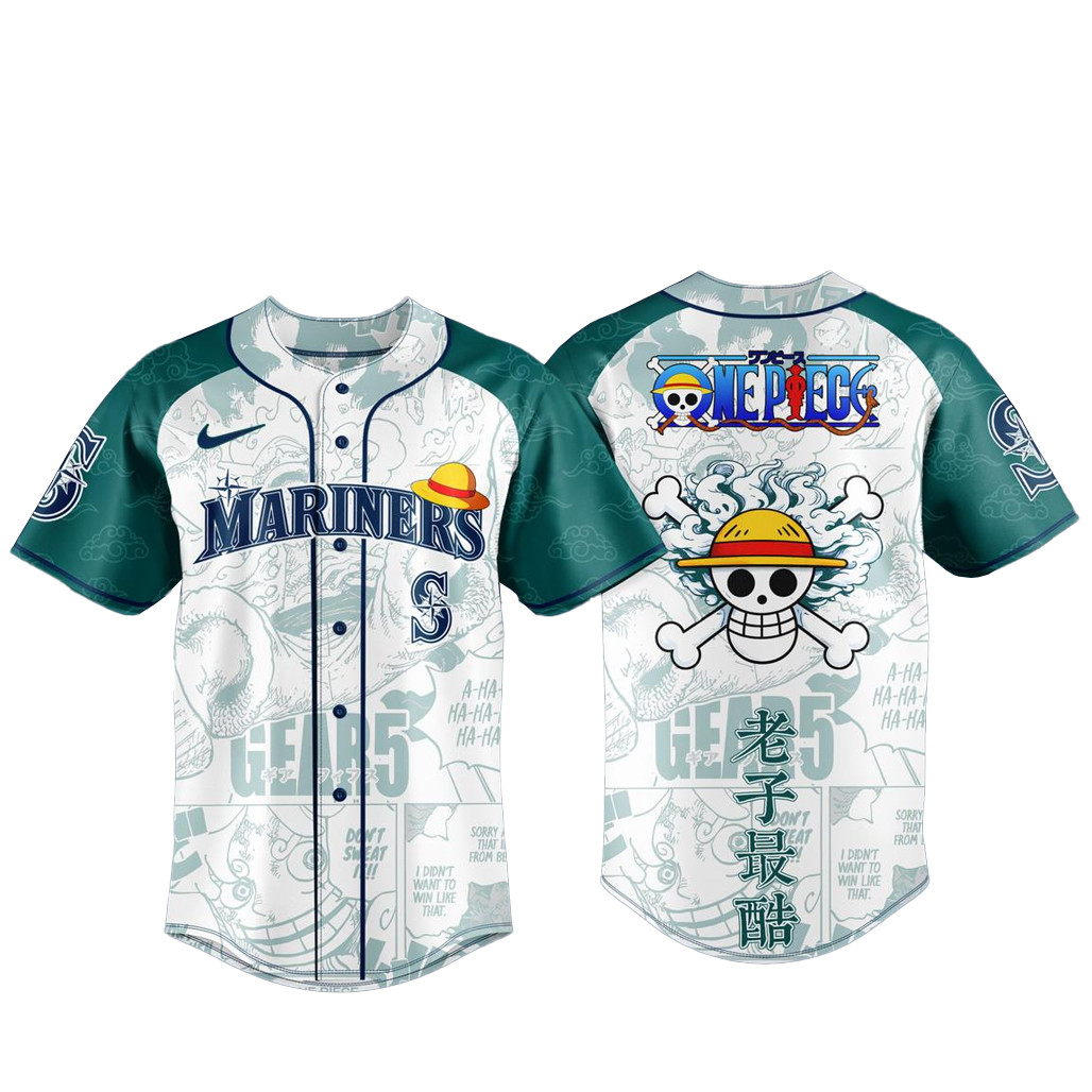 Seattle Mariners x One Piece Night 2026 Baseball Jersey