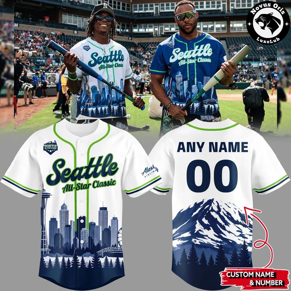 Seattle Seahawks All-Star Classic 2026 Custom Baseball Jersey 1 - Unicasport Seattle Seahawks All-Star Classic 2026 Custom Baseball Jersey