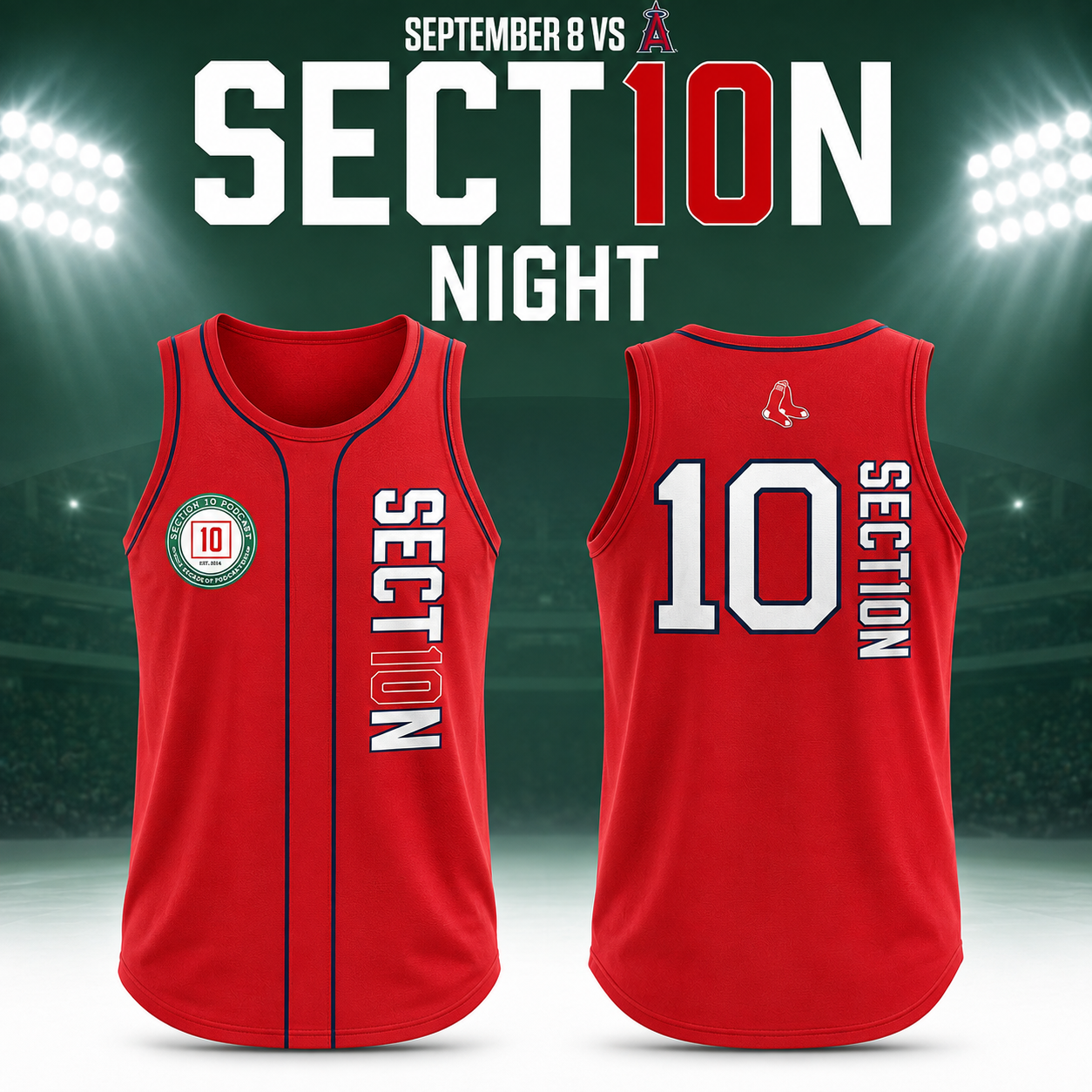 SECTION 10 NIGHT Boston Red Sox September 8, 2026 Jersey Merch 3 - merchtourboutique SECTION 10 NIGHT Boston Red Sox September 8, 2026 Jersey Merch