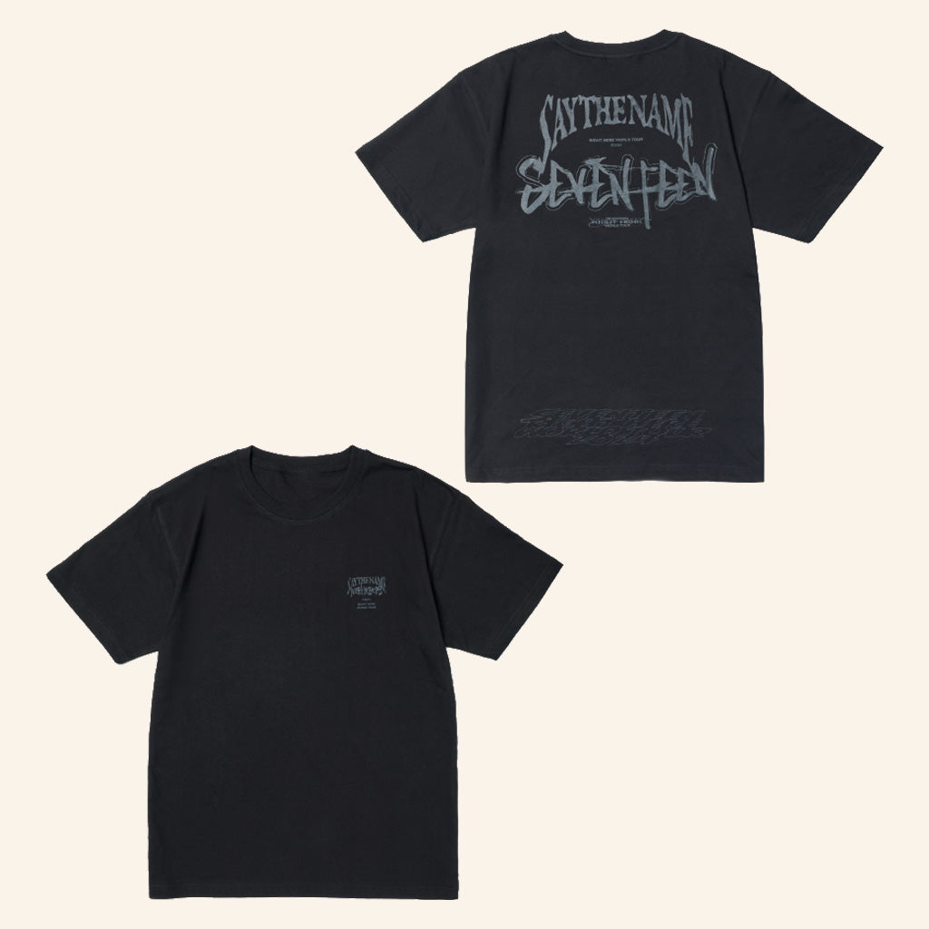 Seventeen New Tour Merch Say The Name T-Shirt Birthday Presents For Him