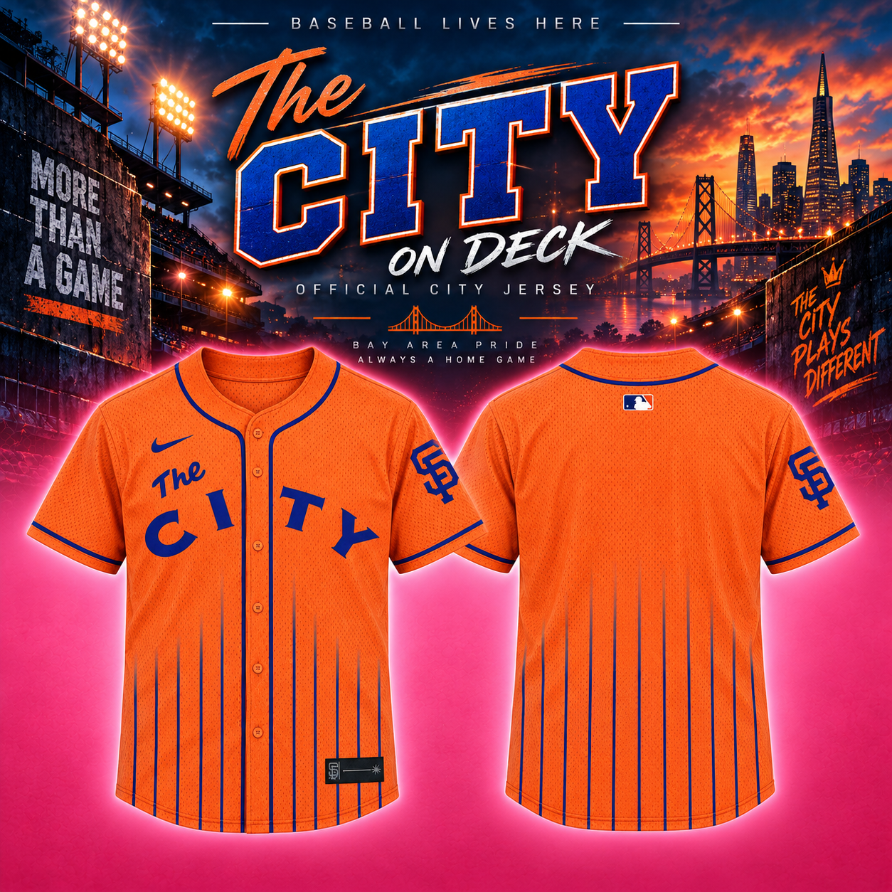 San Francisco Giants 2026 MLB Season Win 57 Foggy Bridge Baseball Jersey 1 - Unicasport San Francisco Giants 2026 MLB Season Win 57 Foggy Bridge Baseball Jersey