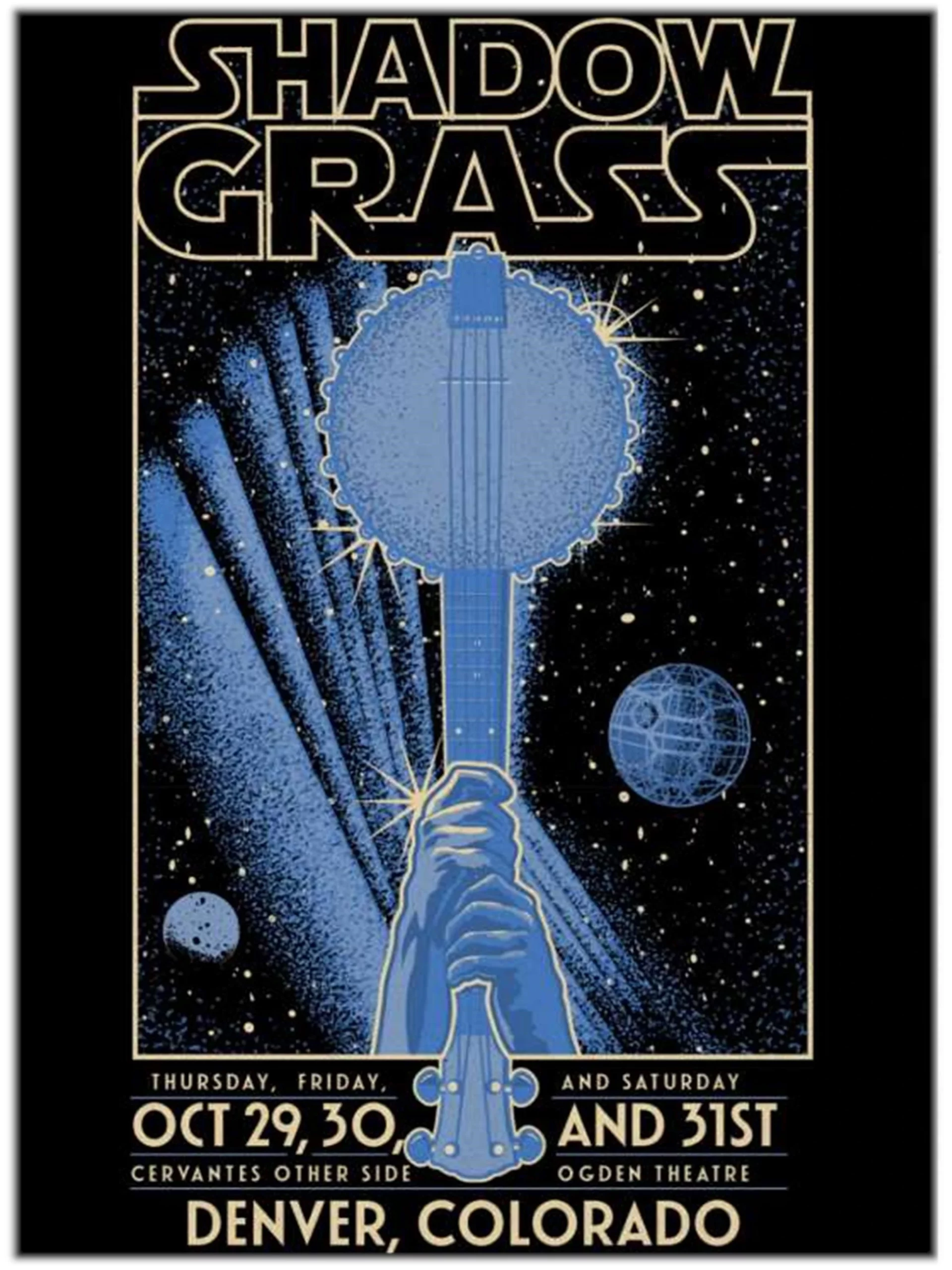 Shadowgrass October 29 30 31 2026 Denver CO Bluegrass Show Poster