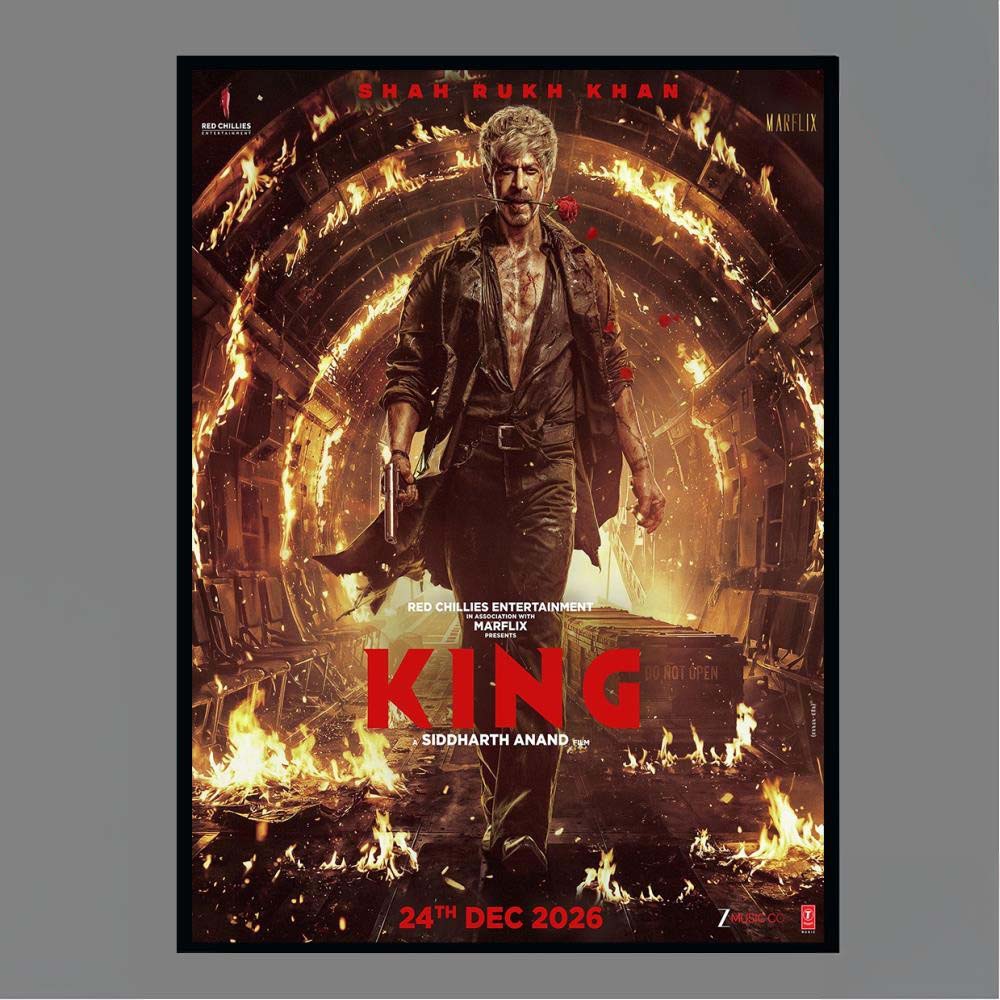 Shah Rukh Khan King Siddharth Anand Film December 24 2026 Movie Poster