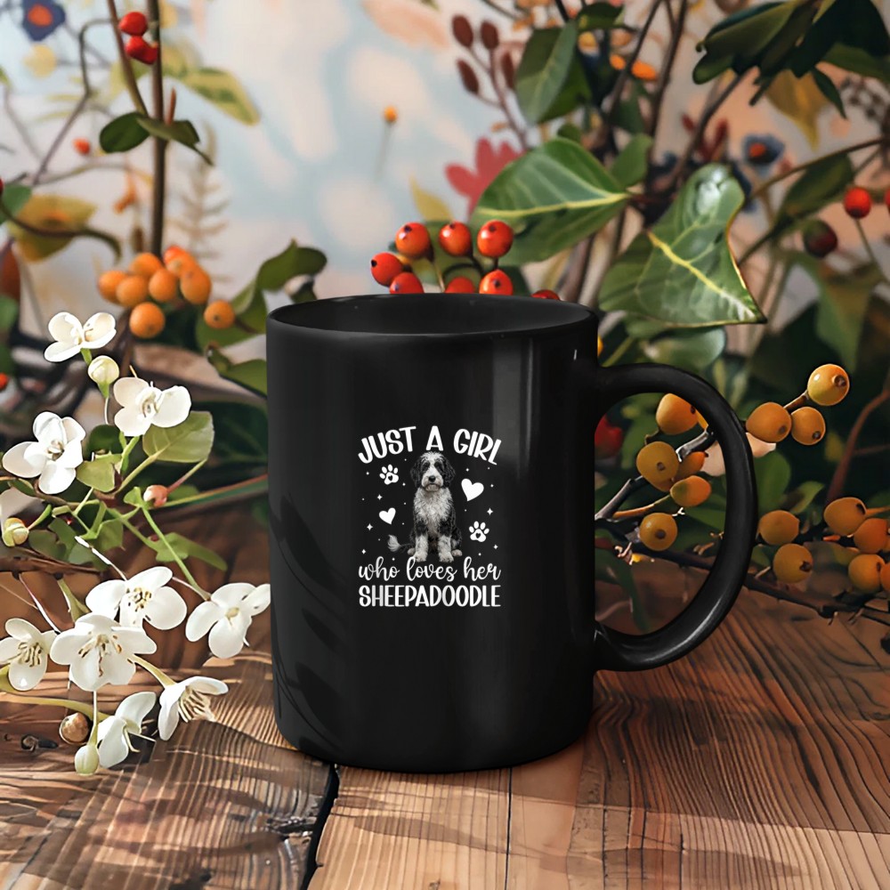 Sheepadoodle Girl Sheepadoodle Owner Sheepadoodle Lover Zip Mug