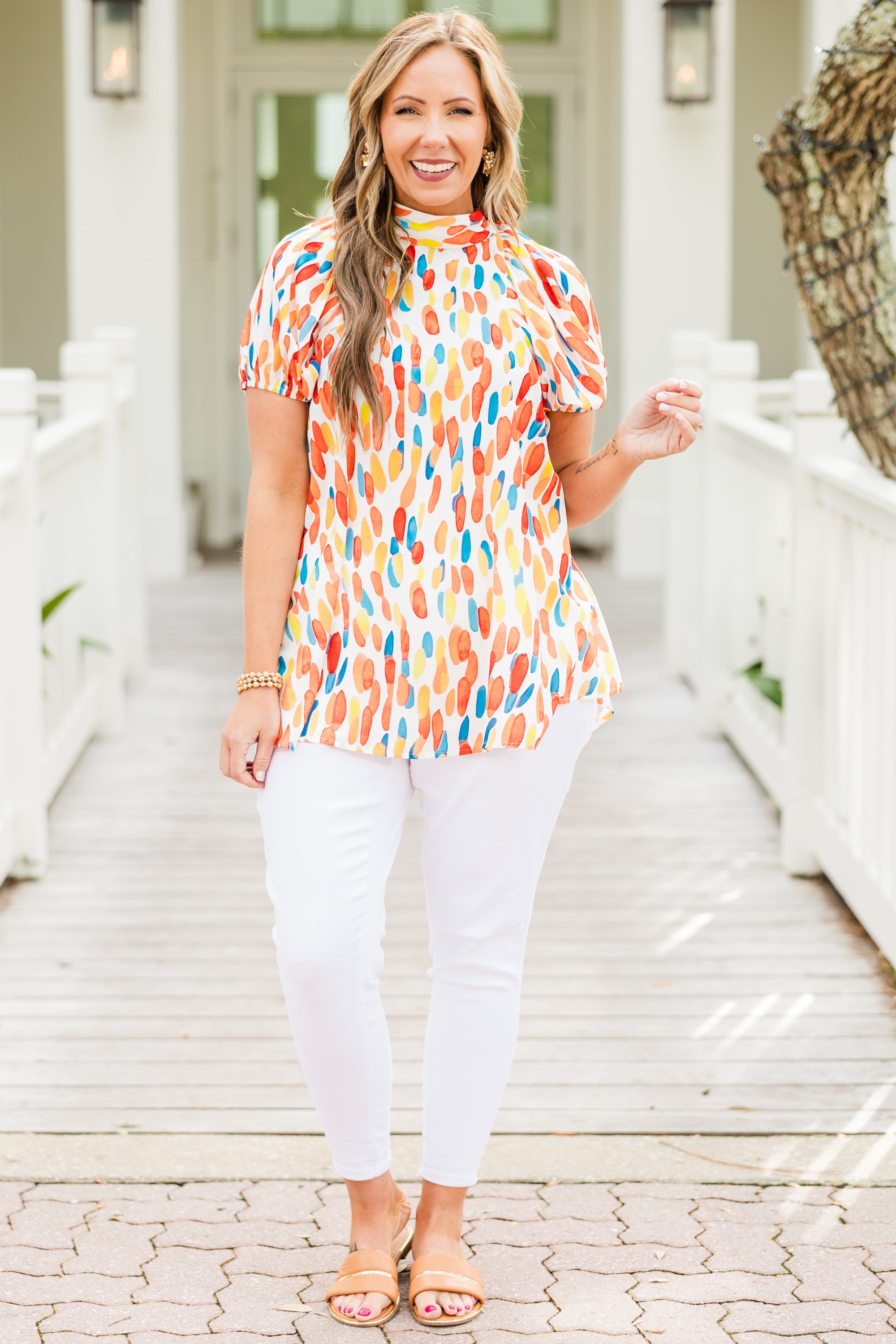 She's Too Much Fun Top, Red 3 She's Too Much Fun Top, Red - Image 3