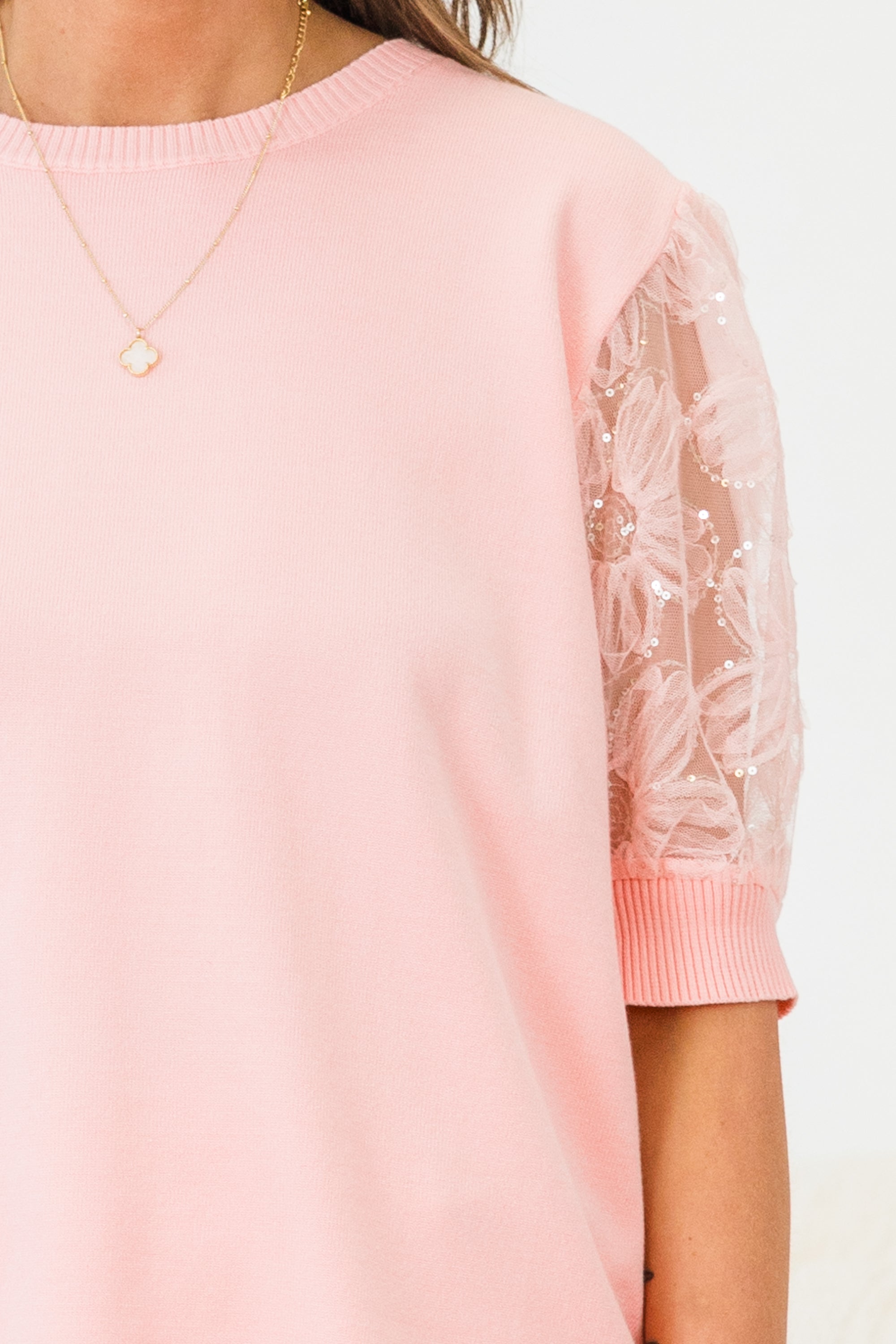 Shine Bright Darling Top, Pink 4 Shine Bright Darling Top, Pink - Image 4