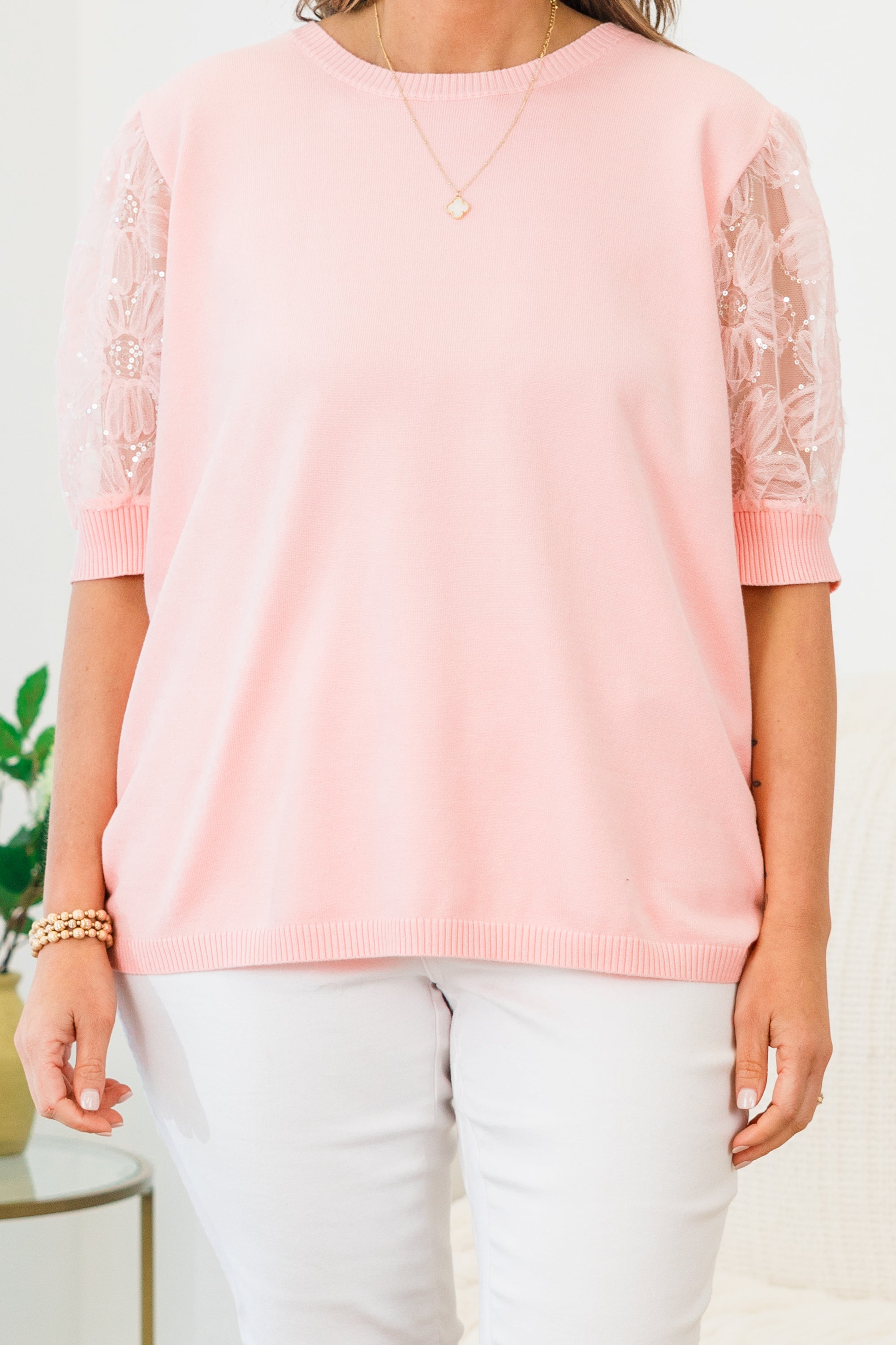 Shine Bright Darling Top, Pink 5 Shine Bright Darling Top, Pink - Image 5