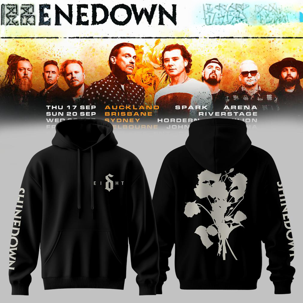 Shinedown Australia NZ Tour Hoodie