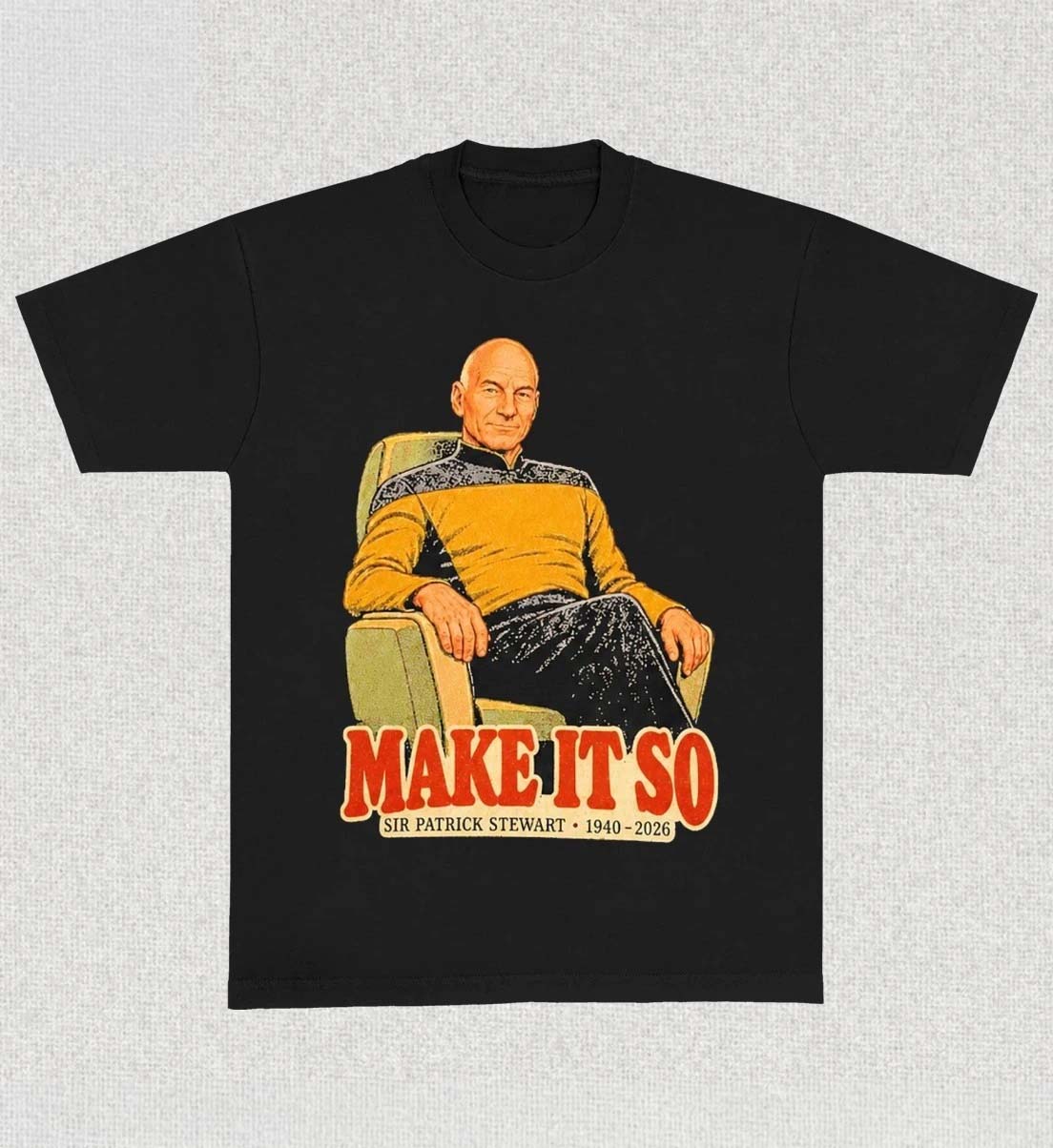 Sir Patrick Stewart Make It So Shirt