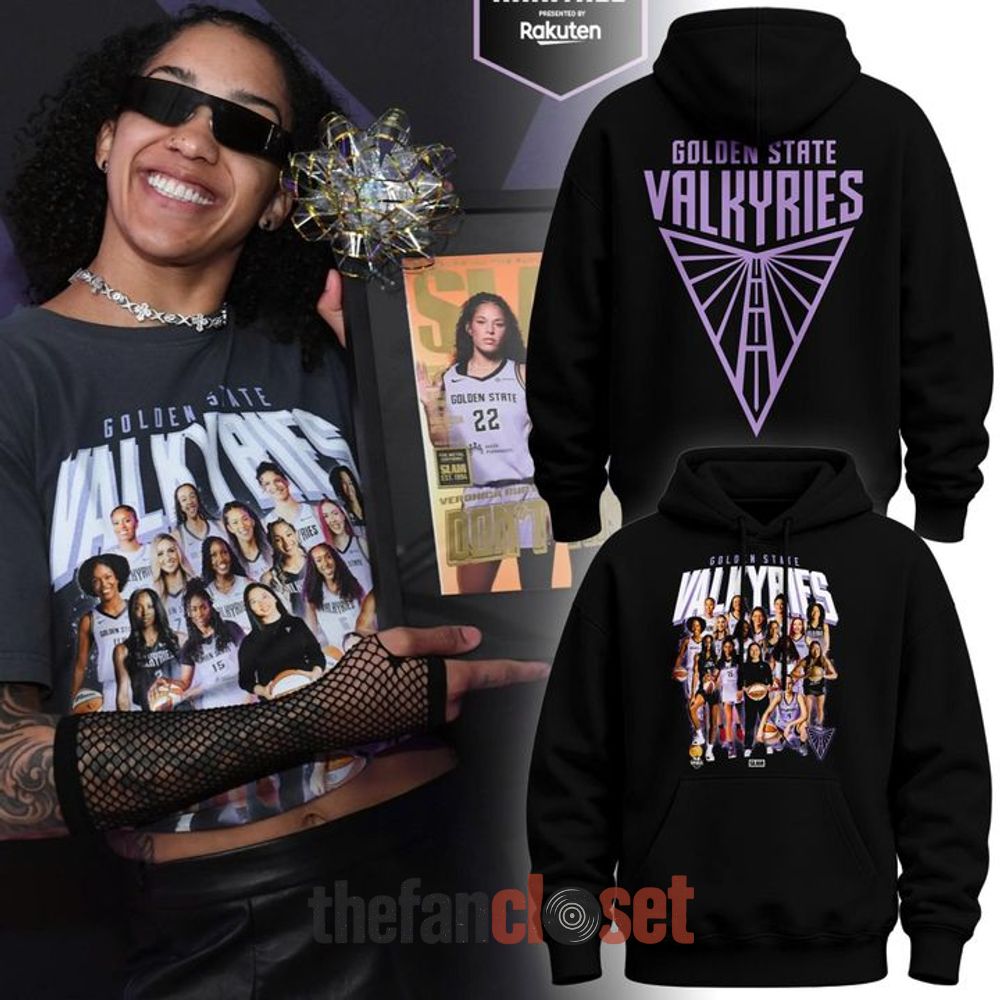 Golden State Valkyries SLAM Cover Team Print Hoodie