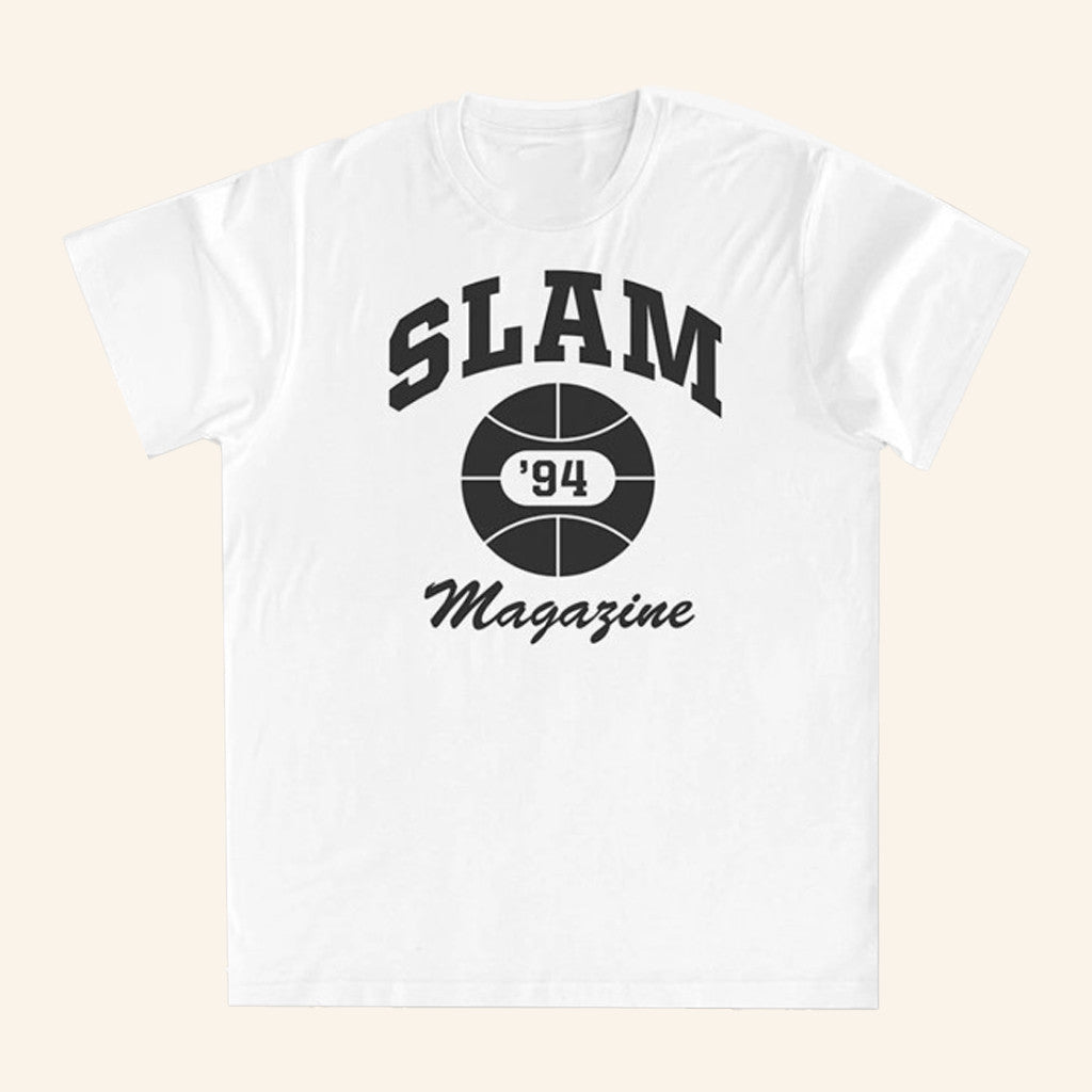 Slam Goods Merch Slam Retro Logo Heritage White T-Shirt Gifts For Him