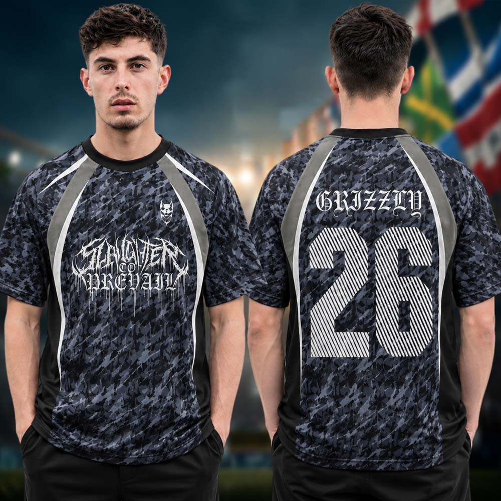 Slaughter To Prevail Grizzly Football Jersey