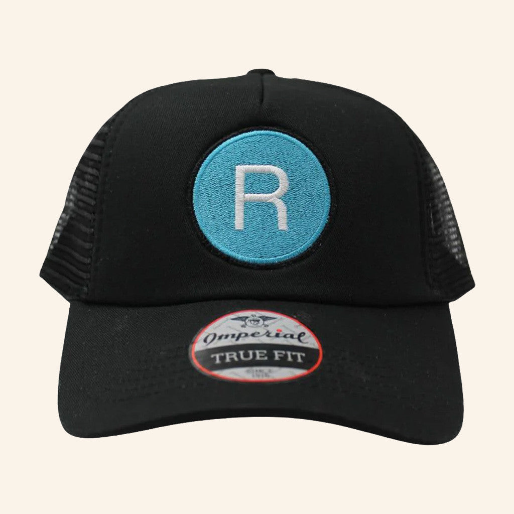 Smile More Merch Roman Embroidered Trucker Hat Best Birthday Gift For Dad