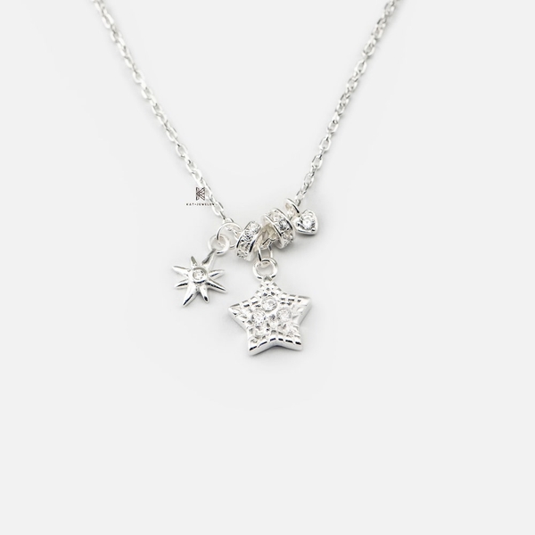 SNEEBER BIG BLING STAR AND MULTI CHARM