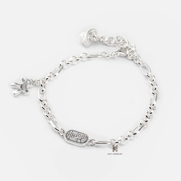 SNEEBER BIG CHAIN DROP HORSE AND COIN CHARM