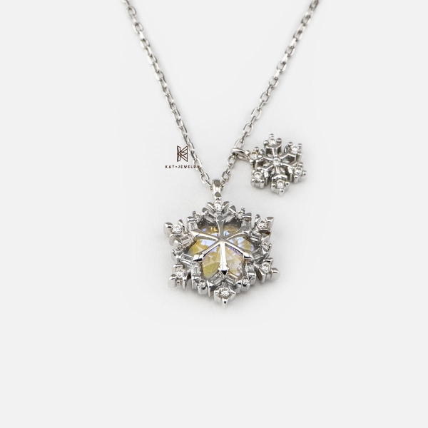 SNEEBER BIG SNOWFLAKE AURORA STONE AND TINY SNOWFLAKE GEM CHRISTMAS COLLECTION