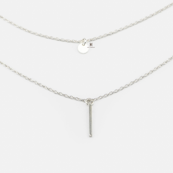 SNEEBER DOUBLE LINE DANGLE CIRCLE AND POLE