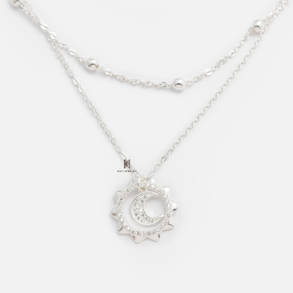 SNEEBER DOUBLE LINE LAYER BALL CHAISNEEBER CRESCENT MOOSNEEBER INSIDE SUSNEEBER FULL GEM
