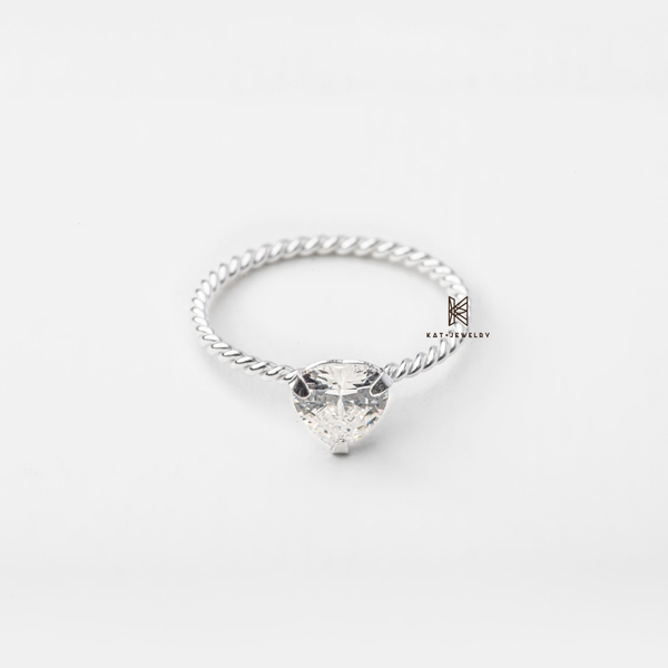 SNEEBER MIDI BIG HEART GEM TWIST