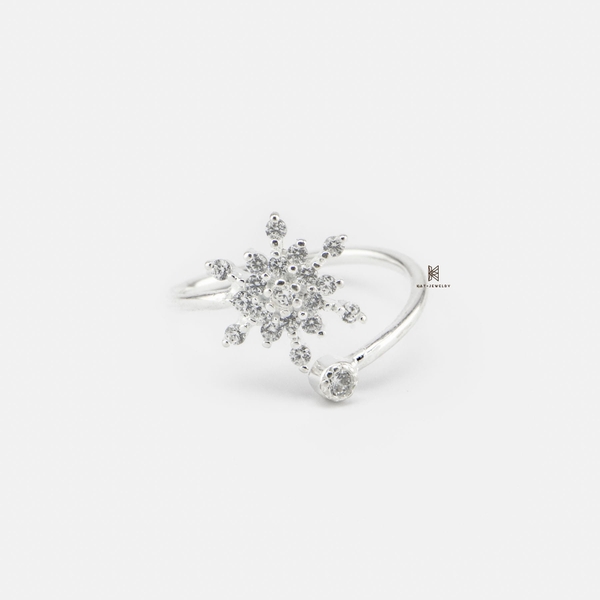 SNEEBER MIDI BIG OPEN SNOWFLAKE MULTI TINY GEM