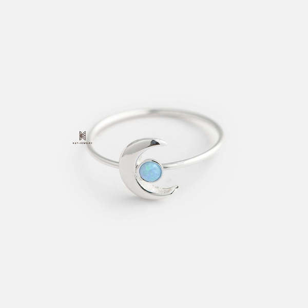 SNEEBER MIDI CRESCENT MOON AZURE