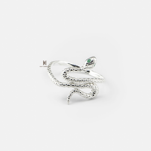 SNEEBER MIDI GREEN GEM EYES SMALL SNAKE
