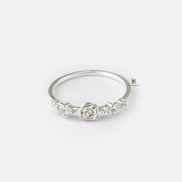 SNEEBER MIDI ROSE DOUBLE LEAF GEM