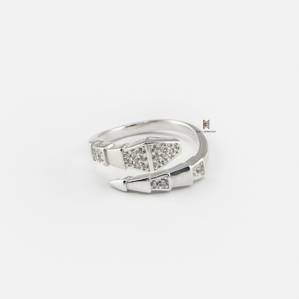 SNEEBER MIDI SNAKE GEOMETRIC HEAD GEM