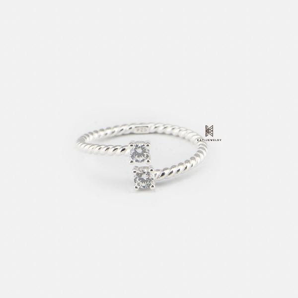 SNEEBER MIDI TWIST DOUBLE SQUARE GEM