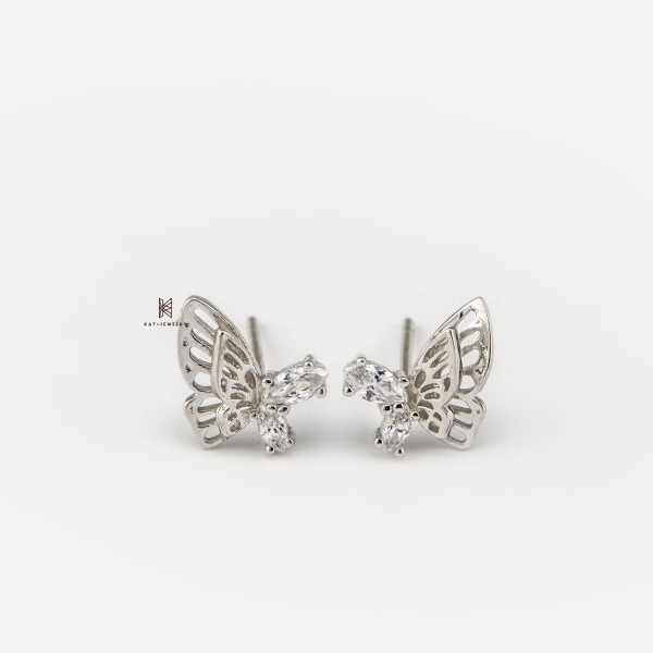 SNEEBER STUDCUTE GEM BUTTERFLY MULTI GEM