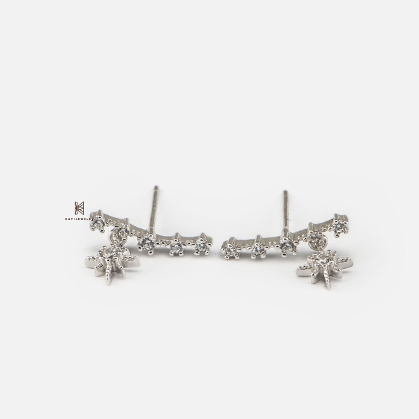 SNEEBER STUDMULTI LINE GEM DROP BLING STAR